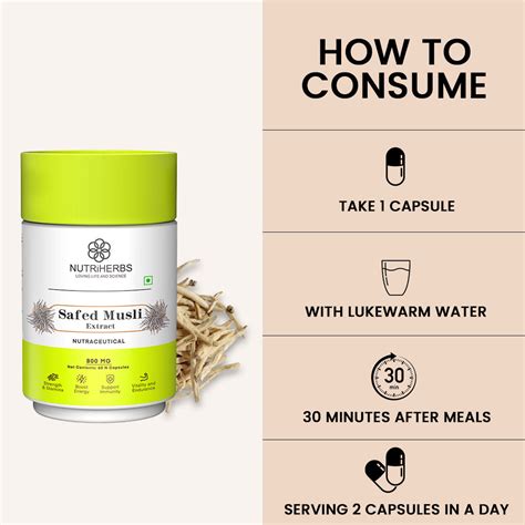 Nutriherbs Safed Musli Extract Supports Immunity, Boosts Sports Performance
