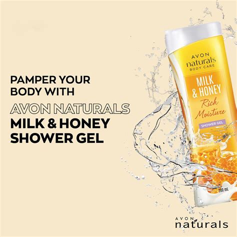 Avon Naturals Milk & Honey Shower Gel – Avon India