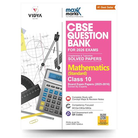 CBSE Question Bank Class 10 Mathematics Standard 2026 Maxx Marks Latest ...