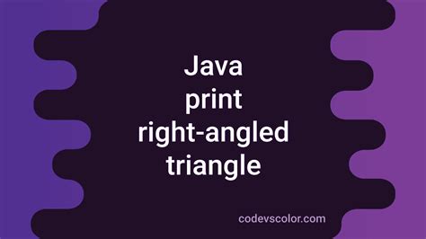 Image result for Right Triangle Pattern in Java