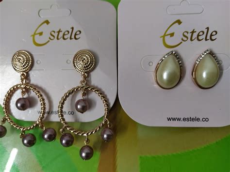 Buy Estele Gold Plated Flowing Streaks Hoop Style Earring with Austrian ...