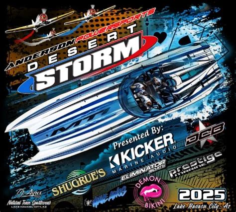 Desert Storm powerboat races, Lake Havasu, Lake Havasu City, 23 April ...