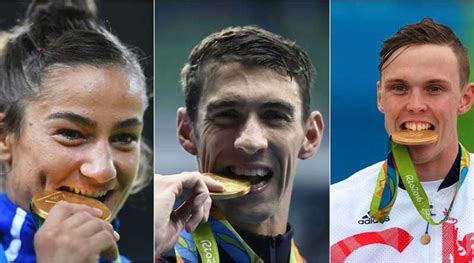 Why do Olympic winners bite their medals?