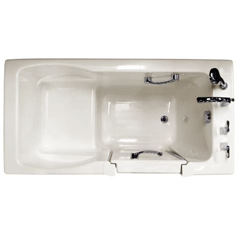 Ristorre 30-in W x 60-in L Oyster Acrylic Rectangular Front Center ...