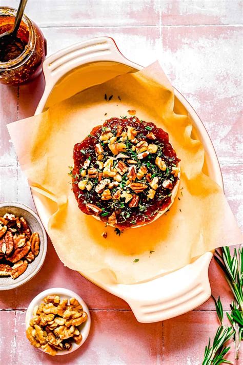 Baked Brie with Fig Jam | Table for Two
