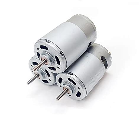 Erh India Metal (Pack of 3) 12v 555 DC Motor 12000rpm High Speed for ...