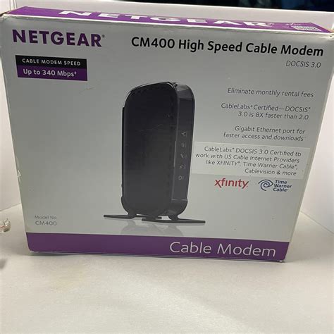 Image result for Netgear CM400 Modem for Spectrum