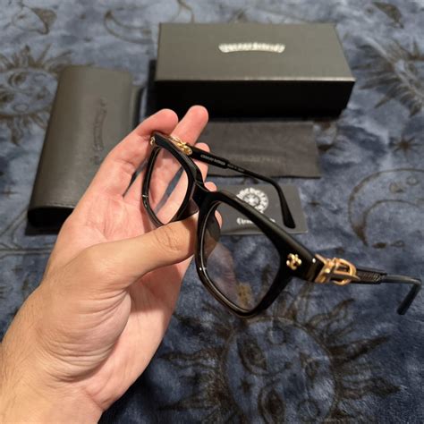 Chrome Hearts Glasses black frames, square glasses,... | Depop