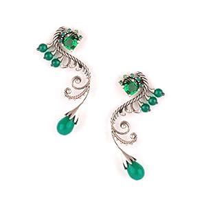 Shaya by CaratLane Reveal Oxidized Earrings in 925 Silver : Amazon.in ...