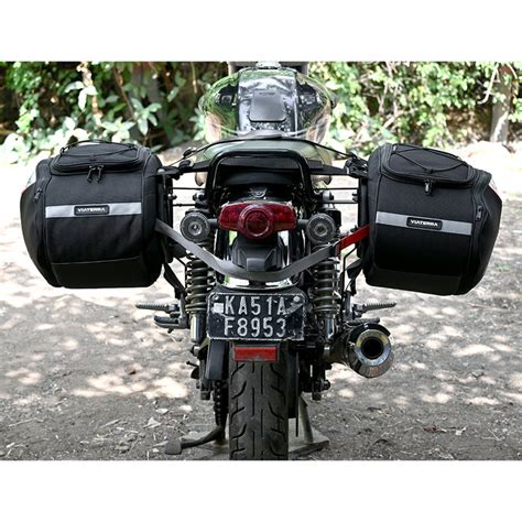 Viaterra Condor 2UP 100% Waterproof Motorcycle Saddlebags (Black)– Moto ...