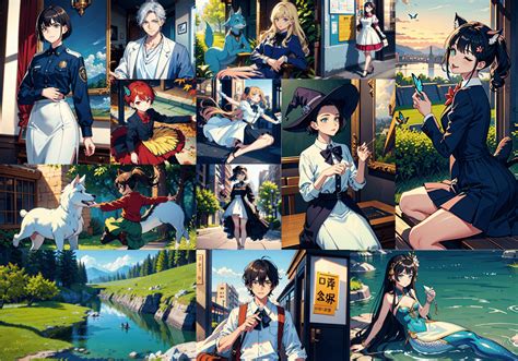 Ai绘画二次元男 的图像结果