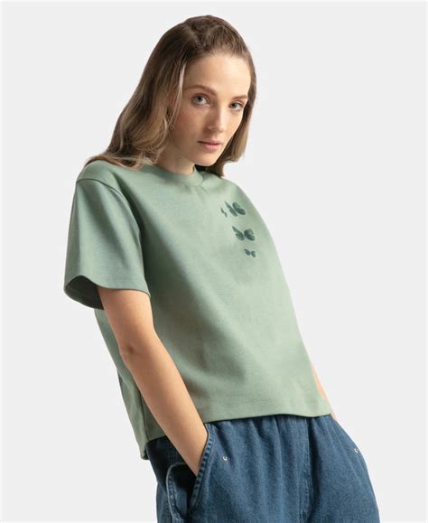 Buy Super Combed Cotton Rich Oversized Graphic Print T-Shirt with Drop ...