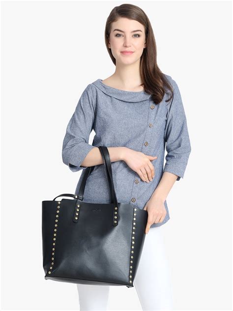 Embellished Tote Bag In Black