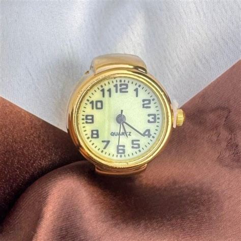 TFC Goldy Gold Plated Adjustable Watch Ring
