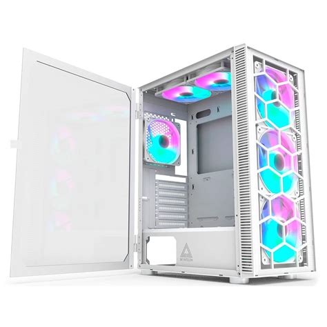 Amazon.in: Buy Montech X3 Glass White - ATX Mid-Tower PC Gaming Case ...