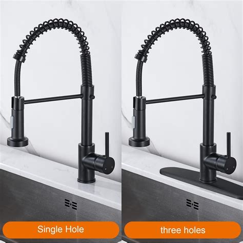 Buy Springs Single-Handle Pull-Down Sprayer Kitchen Faucet with ...