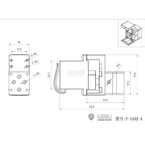 scm-modellbau - Lesu Hydraulik Umschaltventil, 79,90