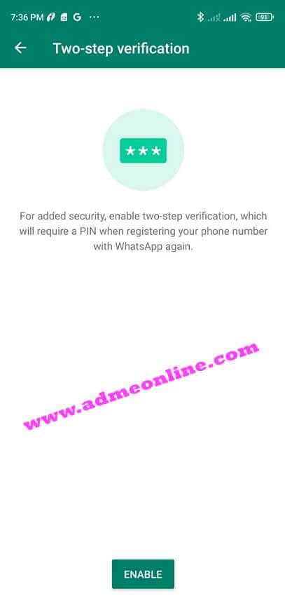 Image result for Whats App Two-Step Verification