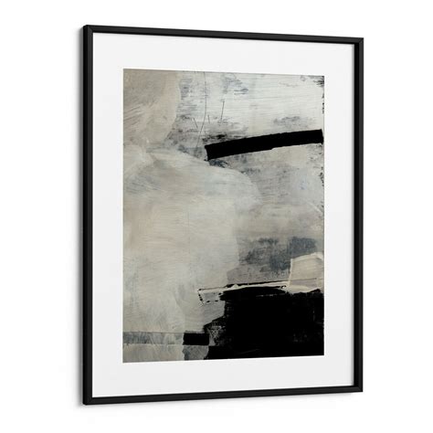 Abstract Black & White Canvas Painting | Art Prints For Living Room ...