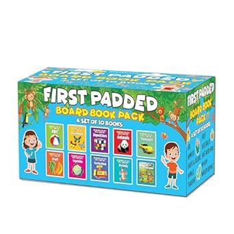 First Padded Board Books Gift Pack for Kids Age 0- 2 years- A Set of 10 ...