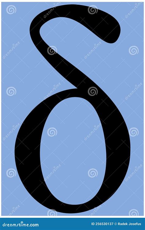 Greek Delta Letter Symbol Icon Cartoon Vector | CartoonDealer.com ...