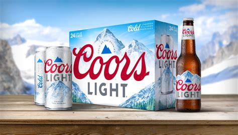 Coors Light's new packaging features brighter skies, updated mountain ...