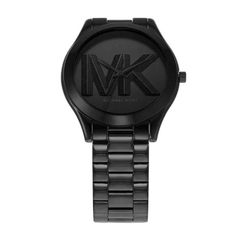 Michael Kors Slim Runway Quartz Black Dial Analog Women Watch MK4734 ...