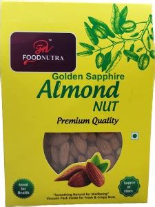 FOODNUTRA Premium Dry Fruits Golden Sapphire Flavoured Almonds Price in ...