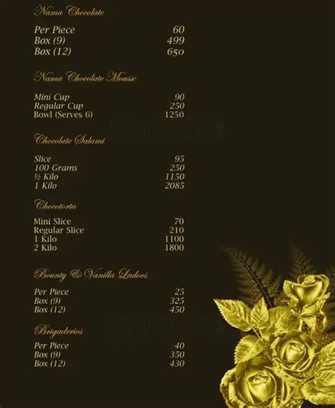 Menu at Okashi, Mumbai, Opposite Khar Gymkhana