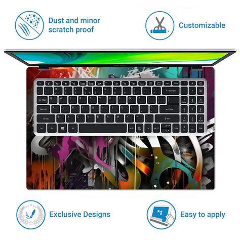 Shop Colorful Background Says I Love You Laptop Skin | Buy Online Now ...