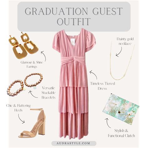 Elegant Graduation Guest Outfit: Embrace Blushing Beauty