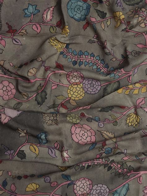 Chic Multicolor Kalamkari Silk Dupatta: Stylish & Trendy