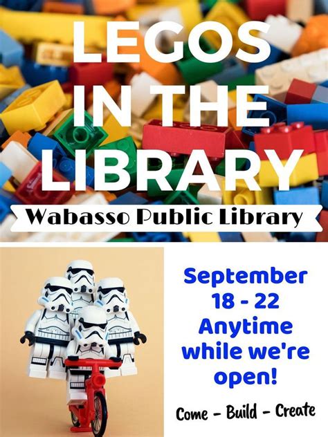 Legos in the Library, Wabasso Public Library, 18 September to 22 ...