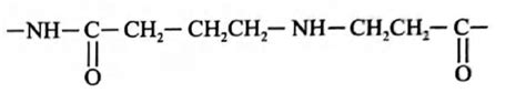 Which of the following represents a peptide chain?