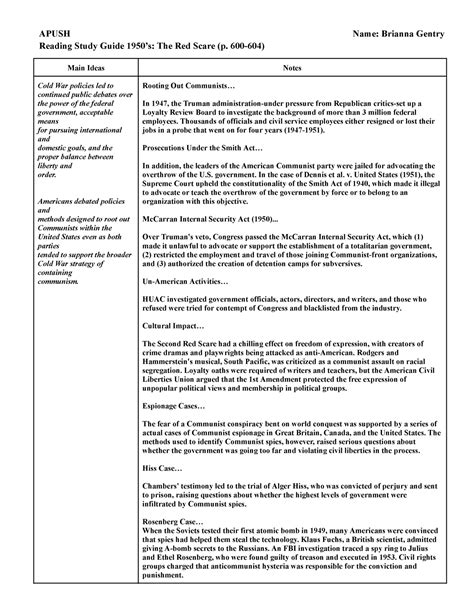 APUSH 8.4 AMSCO Study Guide - APUSH Name: Brianna Gentry Reading Study ...