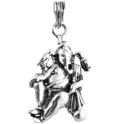 Gem O Sparkle 925 Sterling Silver Vighnaharta God Ganesh Religious ...