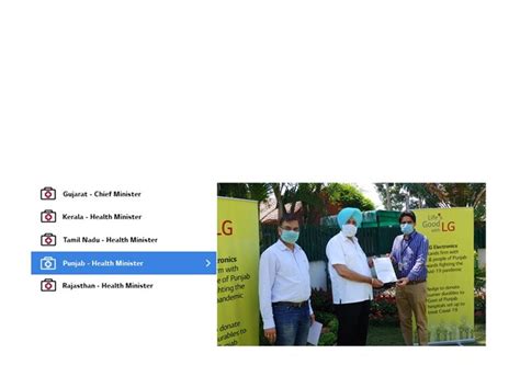 Covid19 CSR Initiatives : LG India extends support towards COVID-19 ...