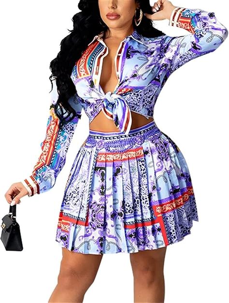 DYTD Women's Casual 2-Piece Button Shirt and Pleated India | Ubuy