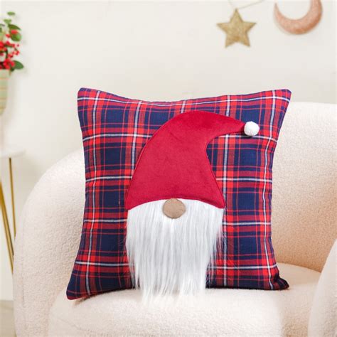 Santa Claus Decorative Christmas Cushion Cover 16x16 Inch Online ...