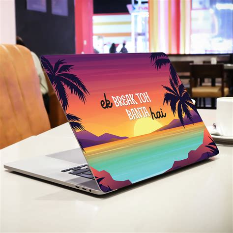 Ek Break Toh Banta Hai Laptop Skin - Add a Whimsical Touch to Your ...
