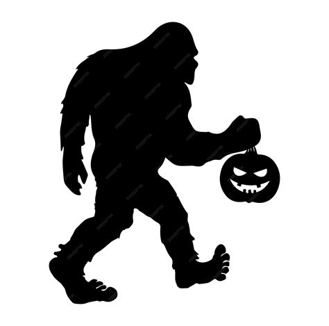 Premium Vector | Bigfoot silhouettes vector and bigfoot concept illustration