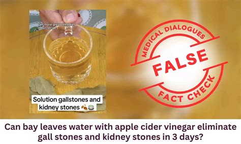 Fact Check: Can bay leaves water with apple cider vinegar eliminate ...
