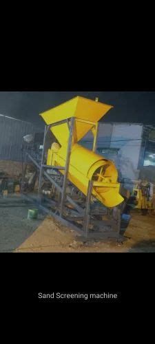 Sand Screening Machine - 7.5 Hp Sunrise Sand Screening Machine With ...