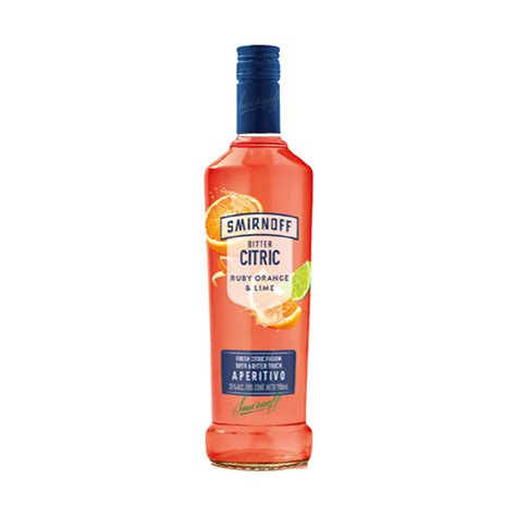 Vodka Smirnoff Citric Ruby Orange Lime | VINOTECA MASIS