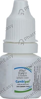 Combipat Bottle Of 5ml Opthalmic Solution: Uses, Side Effects, Price ...