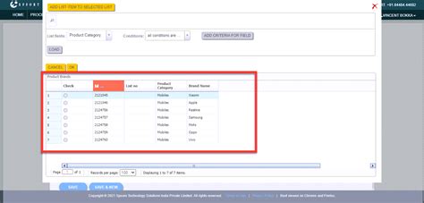 Create An Order Form That Enables Items Filtering