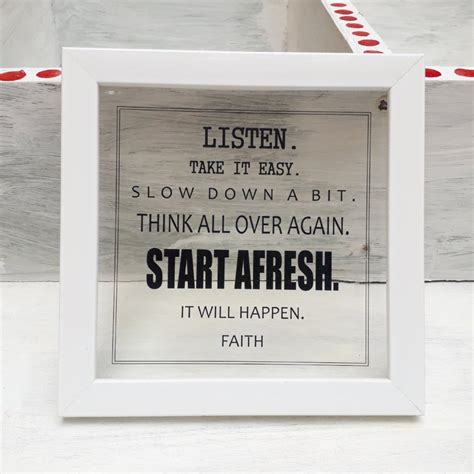 Start Afresh - Floating Frame – Baar Baar Dekho
