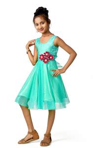 Asr Creation Girls Midi/Knee Length Party Dress Price in India - Buy ...