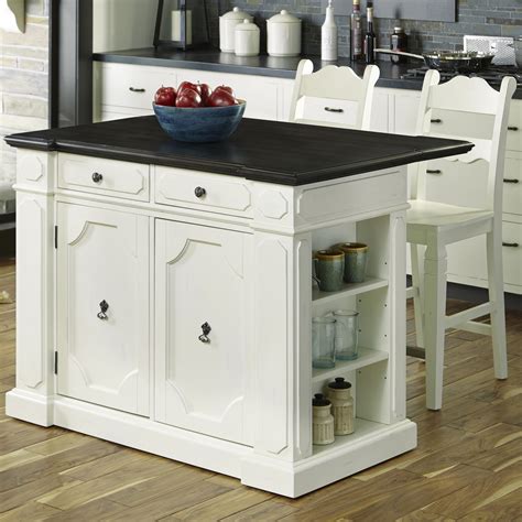Woodbridge White Kitchen Island With Seating at Nicole Routh blog
