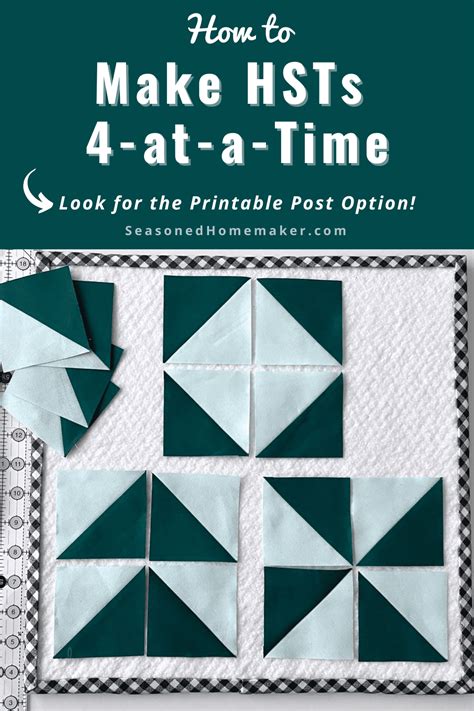Image result for 8 at a Time Half Square Triangles Tutorial